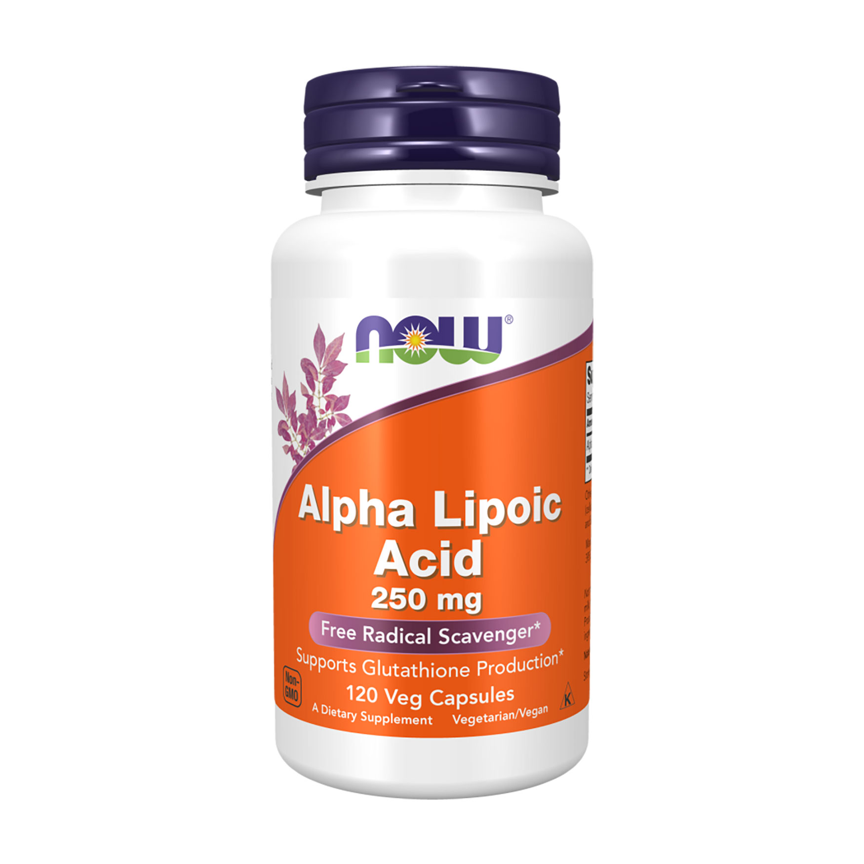 Альфа-ліпоєва кислота NOW foods Alpha Lipoic Acid 250 мг, 120 вегетаріанських капсул