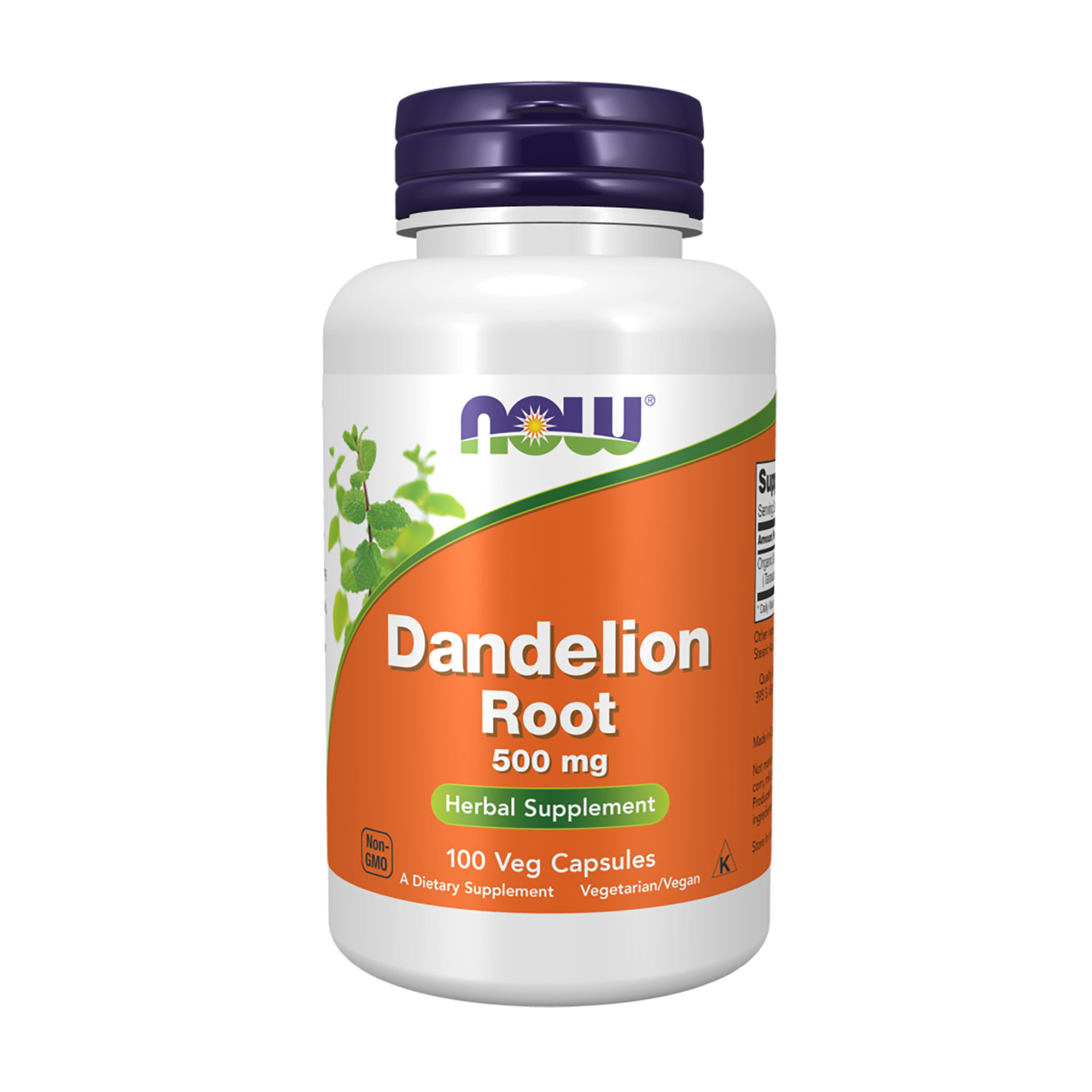 Корінь кульбаби NOW foods Dandelion Root 500 мг, 100 капсул